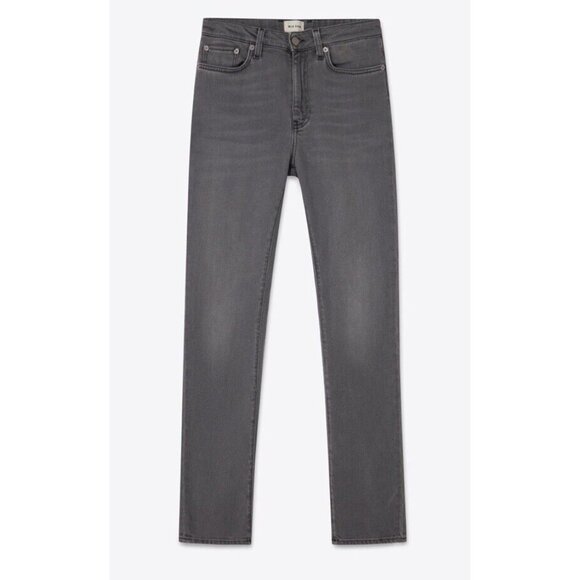 BLK DNM NYC Womens Button Fly Straight Jeans 26x30 Size 2 Gray Denim NEW - Picture 8 of 10